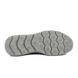 Championes deportivos Diadora Running Indigo, color azul con detalles en negro y suela gris.