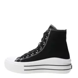 Championes tipo bota Miss Carol Ray, color negro con plataforma blanca.