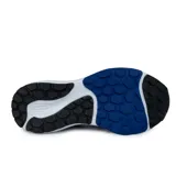 Championes New Balance modelo 521 para dama, color lila con detalles en azul y logo "N" en blanco.