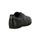 Championes de fútbol sala Diadora Goal Futbol ID, color negro con detalles en gris. Capellada de cuero sintético con costuras reforzadas y suela de goma antideslizante.