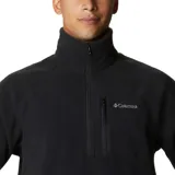 Buzo polar Columbia Fast Trek III con medio cierre, color negro, confeccionado en micropolar.
