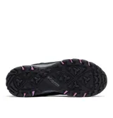 Championes de trekking Columbia Firecamp III, color negro con detalles en violeta. Diseño resistente al agua con suela de alta tracción y entresuela acolchada.