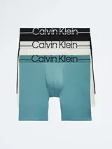 Pack de tres calzoncillos tipo boxer brief de microfibra, con cintura elástica de talle medio y logo distintivo de la marca. Presentan una bolsa contorneada con borde de malla para mayor transpirabilidad y una longitud extendida.
