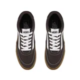 Zapatillas Vans Brooklyn LS color marrón con la clásica banda lateral blanca.