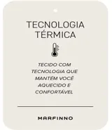 Remera térmica de manga larga Marfinno para hombre, en color marrón, con cuello alto tipo mock neck y diseño liso.