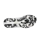 Championes de running 361° con diseño técnico en color blanco, con detalles en negro en el talón, cordones y cuello. Presenta una suela con amortiguación y refuerzos en la puntera y el talón para mayor estabilidad.