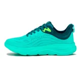 Championes deportivos Diadora modelo Altix, color turquesa con detalles en verde lima. Confeccionados en tejido jacquard transpirable, con suela de EVA y TPR para mayor amortiguación.