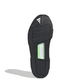 Championes Adidas Dropset Control, color gris con detalles en negro y verde.