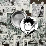 Pin de chapa con ilustración de personaje de Kaiju No.8.