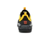 Championes Caterpillar Raider Sport color amarillo y negro, con detalles en naranja y celeste.