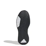 Championes de básquet Adidas modelo Own the Game 3, color negro con detalles en blanco. Presentan una estructura de malla transpirable con refuerzos sintéticos, entresuela con tecnología Lightmotion para mayor amortiguación y suela Adiwear de alta resistencia.