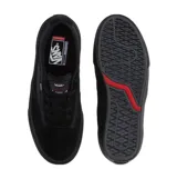 Championes Vans modelo Skate Curren Caples, color negro, con capellada de gamuza y lona, suela de goma y cordones negros.