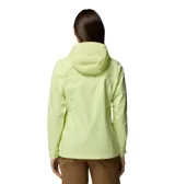 Campera impermeable con tecnología Omni-Tech, costuras selladas y forro de malla transpirable. Cuenta con capucha ajustable, cierre frontal, bolsillos laterales con cremallera, puños ajustables y dobladillo con cordón.