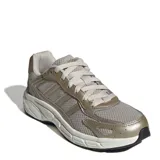 Championes deportivos Adidas modelo Eclyptix 2000 W, con diseño de malla y revestimientos metalizados en tonos beige. Presentan cordones al tono, entresuela acolchada y suela de goma con refuerzos en negro.