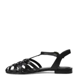 Sandalias bajas Bottero de color marrón tostado, con diseño de tiras cruzadas en el empeine y tira ajustable con hebilla en el tobillo.