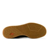 Championes de skate New Balance Numeric 440, color negro con detalles en verde oliva y beige. Capellada de gamuza y malla, plantilla Ortholite y suela de goma con excelente agarre.