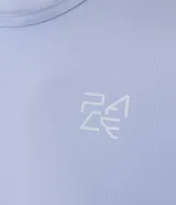 Remera masculina Get Over de poliamida con tecnología Dry, color celeste, cuello redondo, manga corta y estampa lettering en el pecho.
