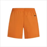 Short de baño O'Neill modelo Cali, color naranja, con cintura elástica con cordón ajustable y logo de la marca estampado en blanco en el lateral.