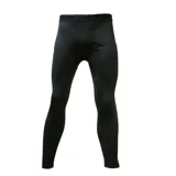 Calza larga térmica de hombre, diseñada para entrenamiento deportivo. Presenta un ajuste ceñido y anatómico con cintura elástica reforzada, confeccionada en tejido técnico transpirable de color negro.