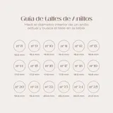 Anillo minimalista de oro 9k con diseño de círculo abierto en la parte superior y banda fina.