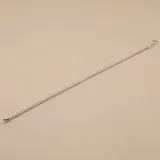 Pulsera de cadena estilo espiga fabricada en plata 925, con cierre de mosquetón.