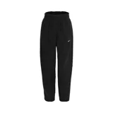 Pantalón deportivo Nike de corte holgado, confeccionado en tejido polar negro, con cintura elástica y logo de la marca bordado en pequeño en la parte frontal.