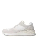 Championes urbanos Converse Wave Trainer OX, color blanco y beige, con capellada de malla y gamuza, logo de la marca en el lateral y suela de goma.