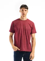 Remera de corte clásico con cuello redondo, confeccionada en algodón preencogido para mayor durabilidad y comodidad.