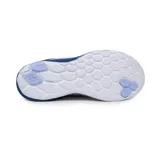 Championes New Balance SPT V2 para dama, color azul con detalles en celeste y blanco.