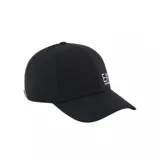 Gorra Armani Exchange modelo Train Core, color negro con el logo de la marca estampado en blanco en el lateral.