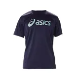 Remera Asics de hombre color azul marino con logo estampado en el pecho.