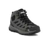 Championes de trekking Diadora Hiking, color negro y gris, con caña media, impermeables y suela de goma con buen agarre.