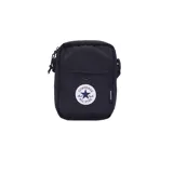 Bandolera negra de poliéster con logo Converse All Star estampado en blanco.