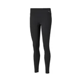 Calza larga de entrenamiento Puma Performance para mujer, color negro, con tecnología dryCELL para absorción de la humedad y costuras planas.