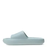 Chanclas de mujer Miss Carol Yery, color beige, tipo slide.