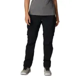 Pantalón convertible de senderismo color negro, con perneras desmontables mediante cremallera que permiten transformarlo en shorts. Cuenta con bolsillos laterales y traseros, diseñado con tecnología de protección solar.