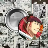 Pin metálico con ilustración de Ichigo Kurosaki en su forma Hollow.