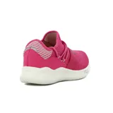 Championes Fila Trend 2.0 color rosado con detalles en gris y logo de la marca en el empeine.