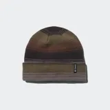 Gorro de lana Stance Gauge Beanie con diseño a rayas horizontales en tonos verde, marrón y negro.