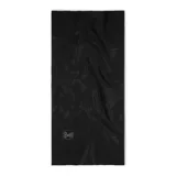Cuello multifuncional Buff modelo Coolnet UV+ de color negro, fabricado con tejido ligero y transpirable con protección solar UPF 50.