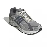 Championes adidas Response CL de estilo retro, confeccionados en una combinación de malla y gamuza en tonos grises. Presentan las icónicas tres tiras laterales en color gris oscuro, entresuela con tecnología adiPRENE para mayor amortiguación y suela de goma resistente.