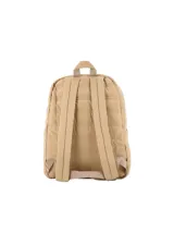 Mochila acolchada de diseño quilting, con compartimento principal con cierre, bolsillo frontal con cierre y aplique con logo de la marca.