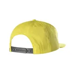Gorro de visera plana color azul marino con logo Etnies bordado en amarillo.