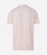 Remera deportiva de hombre Get Over, de color blanco y gris claro, con cuello redondo y mangas cortas. Confeccionada con tejido de poliéster y elastano con tecnología dry de secado rápido.