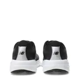 Championes de running New Balance modelo 411, color negro con detalles en gris y suela blanca. Confeccionados en malla transpirable con logo lateral característico.