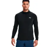 Remera deportiva Under Armour para hombre, de manga larga y cuello alto con cierre de media cremallera.