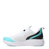 Championes deportivos Topper modelo Stance 3, de diseño ligero y transpirable. Presentan una base blanca con detalles en turquesa y negro, con suela de goma amortiguada ideal para entrenamiento o uso diario.