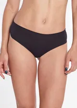 Bombacha tipo culotte colaless de microfibra sin costuras, con forro interior de algodón.