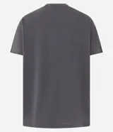 Remera deportiva de algodón color gris con efecto desteñido y estampa frontal con la leyenda "New York Sporting Club". Corte amplio y mangas cortas.