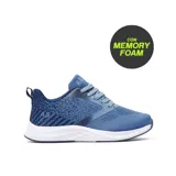 Championes deportivos American Sport modelo Carter Lady, de tejido de punto en color azul con suela blanca y tecnología Memory Foam.